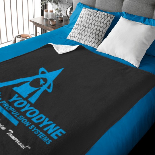 Discover Yoyodyne Propulsion Systems (white text) Baby Blankets