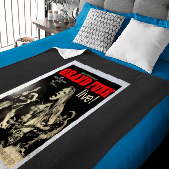 Discover Grand Funk - Concert Poster. Baby Blankets