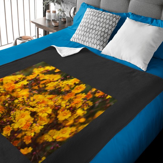 Discover Western Australian Wildflower - Orange Stars Baby Blankets
