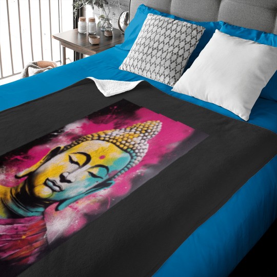 Discover Artistic Buddha Baby Blankets