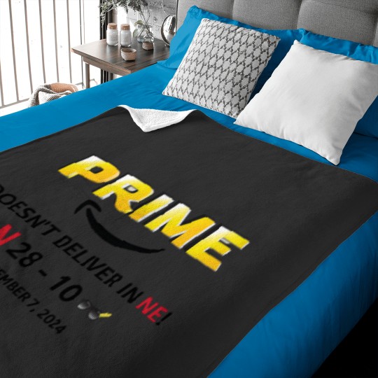 Discover Nebraska football Prime v2 Classic T-Shirt Baby Blankets