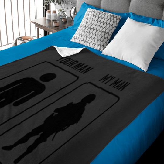 Discover Your Man My Man Military Patriotss And Veteran 3718 Baby Blankets