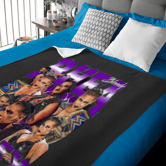 Discover Rhea Ripley Bloody Baby Blankets