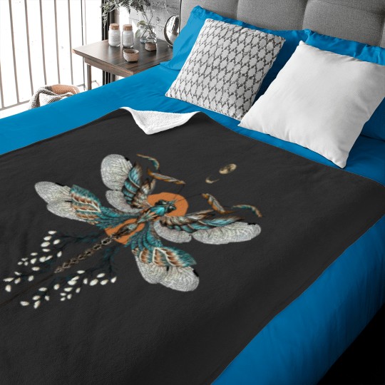 Discover Dragon Fly Tattoo Baby Blankets