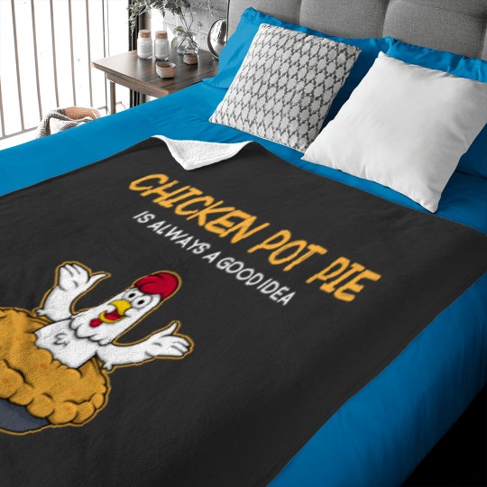 Discover Funny Chicken Pot Pie Good Idea American Food print Essential Baby Blankets