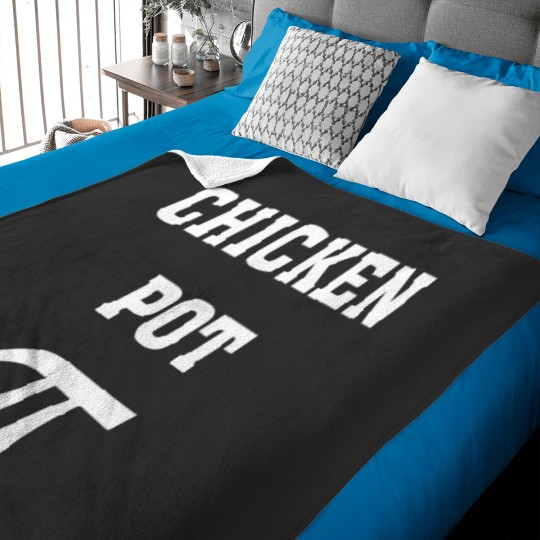 Discover Chicken Pot Pie Pi Funny Math Joke Essential Baby Blankets