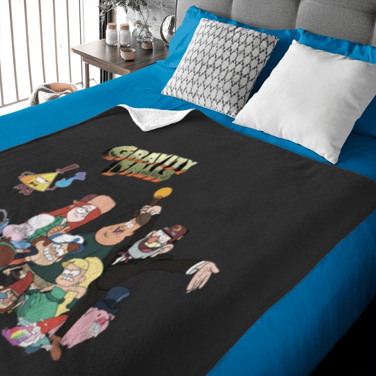 Discover Gravity falls characters from gravity falls Baby Blankets