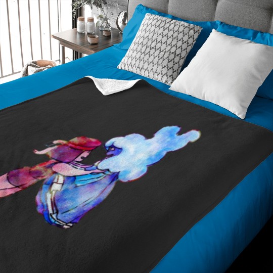 Discover Ruby and Sapphire Baby Blankets
