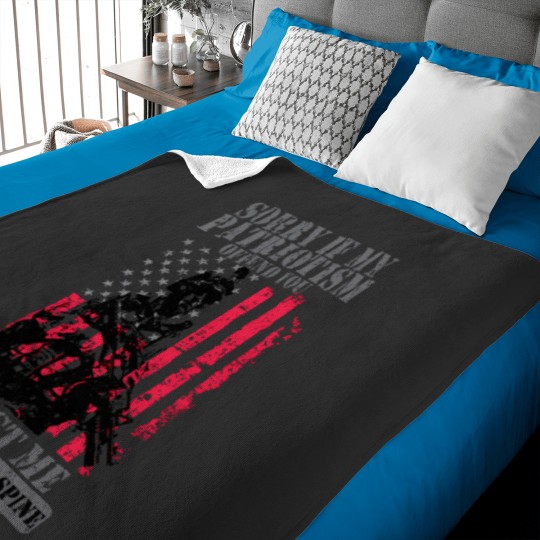 Discover Sorry If My Patriotism Offends You - Patriots Patriotism Patriotic Veteran 26 Baby Blankets