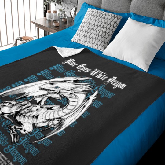 Discover Blue Eyes White Dragon Yugioh Duel Monsters Anime Baby Blankets