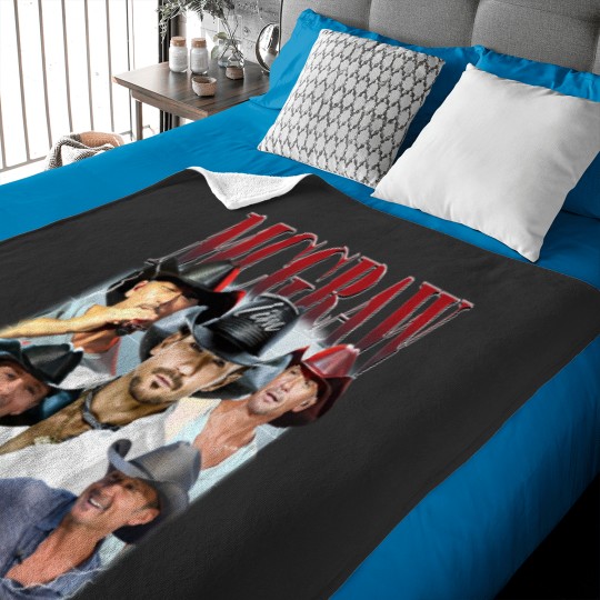 Discover Tim McGraw Vintage Baby Blankets, Gift For Women and Man Baby Blankets