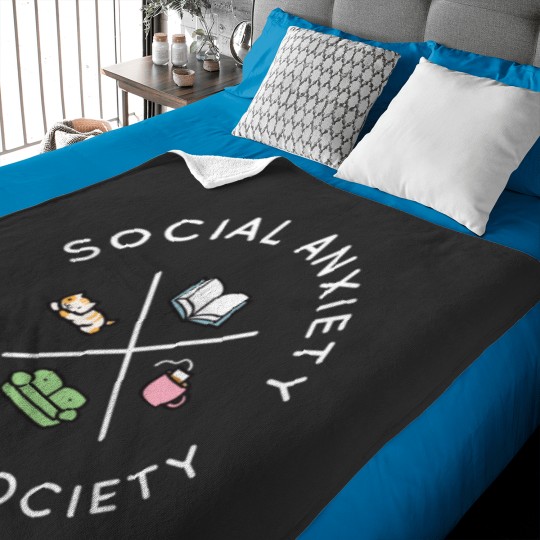 Discover Social anxietys Secret Society Baby Blankets