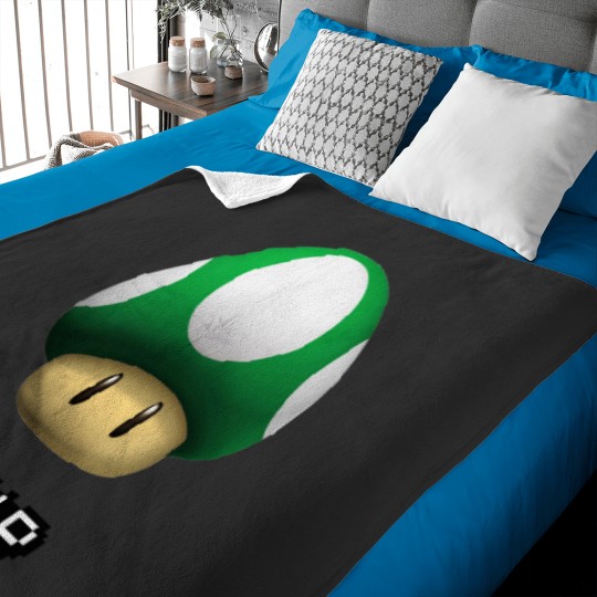 Discover 1 Up Shroom Essential Baby Blankets
