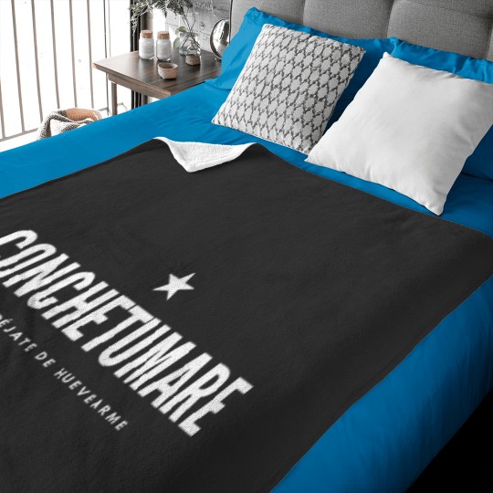 Discover CONCHETUMARE FUNNY CHILE CHILEAN EXPRESSION Baby Blankets