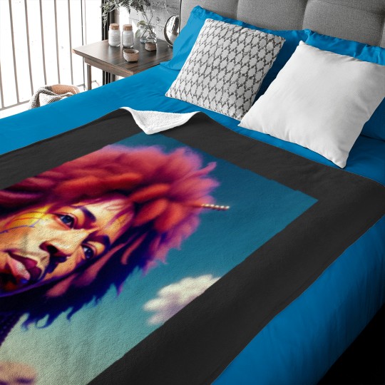 Discover Jimi Guitar Hero Baby Blankets