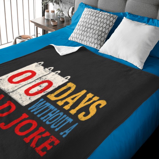 Discover Zero Days Without A Dad Joke Funny Dad Humor Fathers Day Baby Blankets