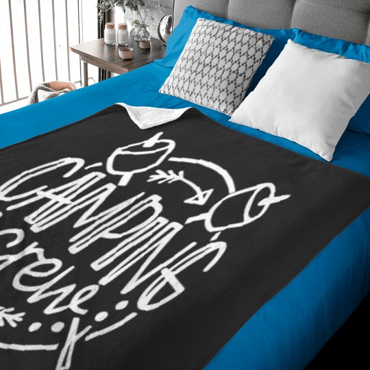Discover Camping Matching Shirts for Family Camper Group Camping Crew Baby Blankets