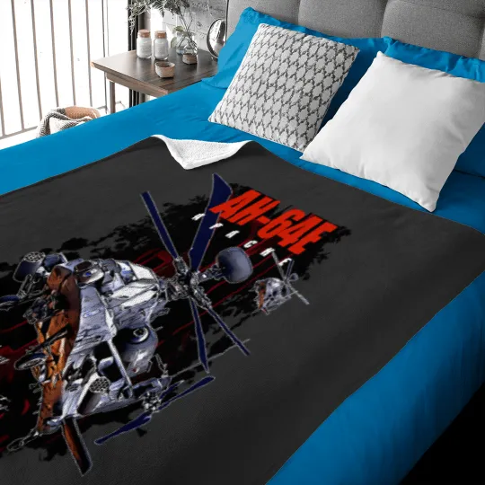 Discover Ah-64E Apache Guardian Attack Helicopter Baby Blankets