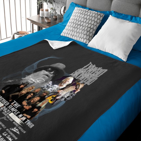Discover The sharp dressed simple man tour zz top lynyrd skynyrd signatures 2023 Baby Blankets