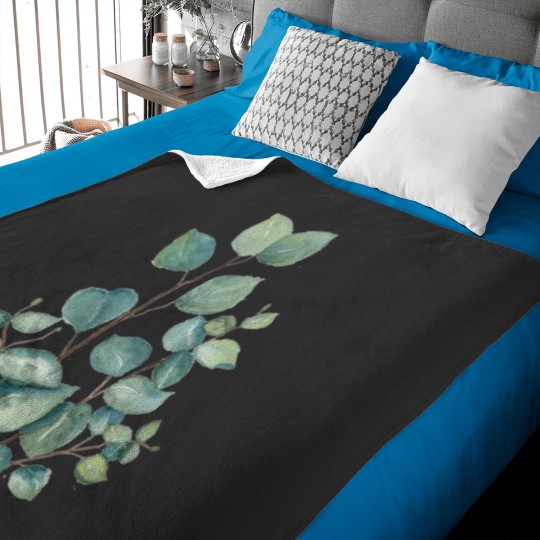 Discover Eucalyptus Leaves Baby Blankets