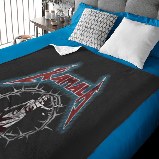Discover Kamala Harris Rock Band Baby Blankets