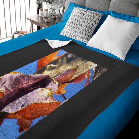 Discover the flowers of gold Graphic Baby Blankets