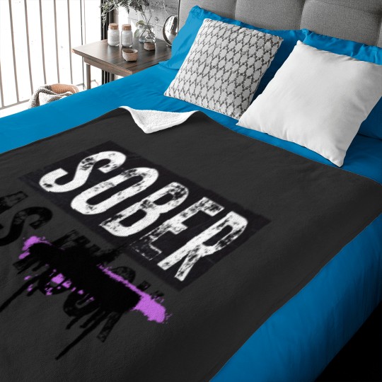 Discover Sober As FCK SAF Clothing Baby Blankets