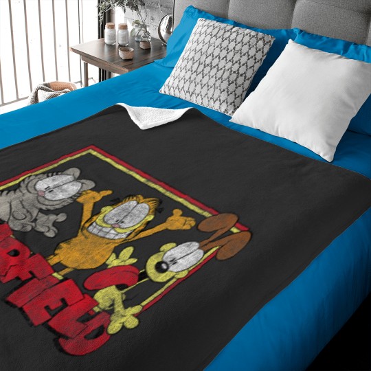 Discover Garfield Odie Garfield Nermal Group Baby Blankets