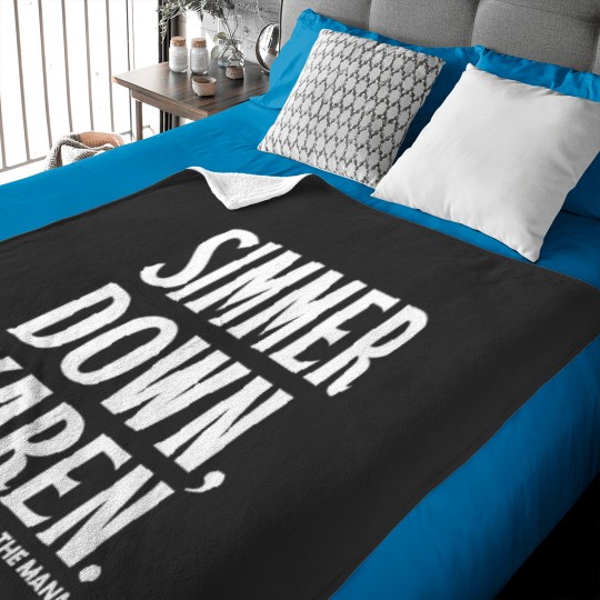 Discover Simmer Down Karen You Cant Speak To Manager Karen Slang Baby Blankets