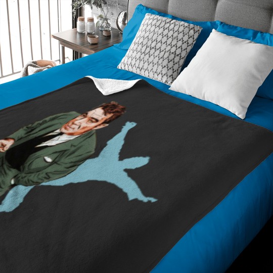 Discover Anthony Quinn - An illustration by Paul Cemmick Baby Blankets