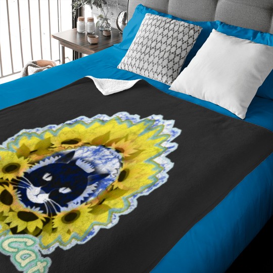 Discover China Cat Sunflower Batik Baby Blankets