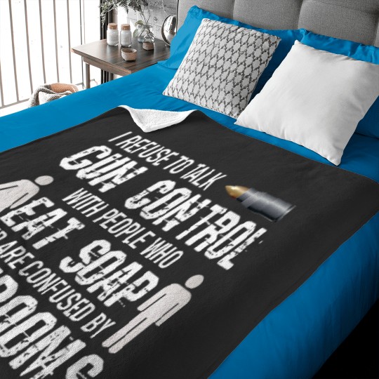Discover 2nd Amendment Tee for Men gunss Rights Tee Pro gunss Debate Baby Blankets