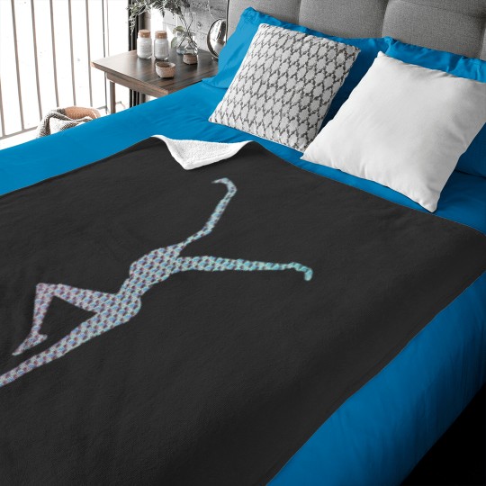 Discover Holographic Firedancer Baby Blankets