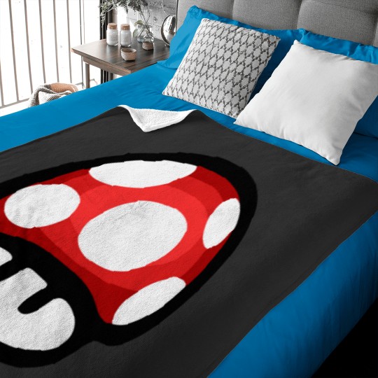 Discover Super mushroomss Baby Blankets