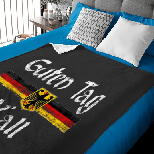 Discover Guten Tag Y'All Oktoberfest German Flag Eagle Prost Baby Blankets