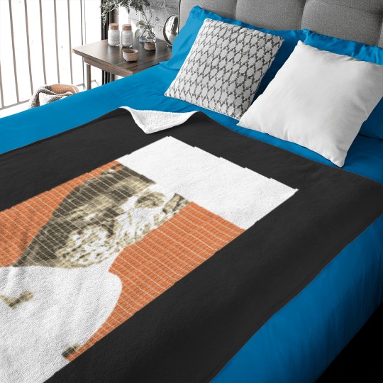 Discover Greek statue 1 - Orange Baby Blankets