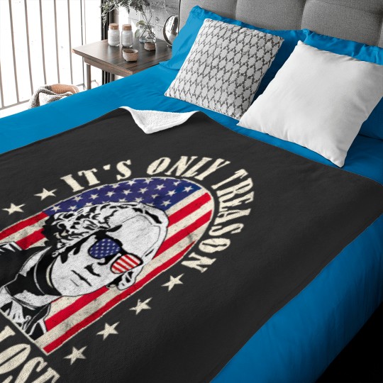 Discover it's only treason if you lose Baby Blankets