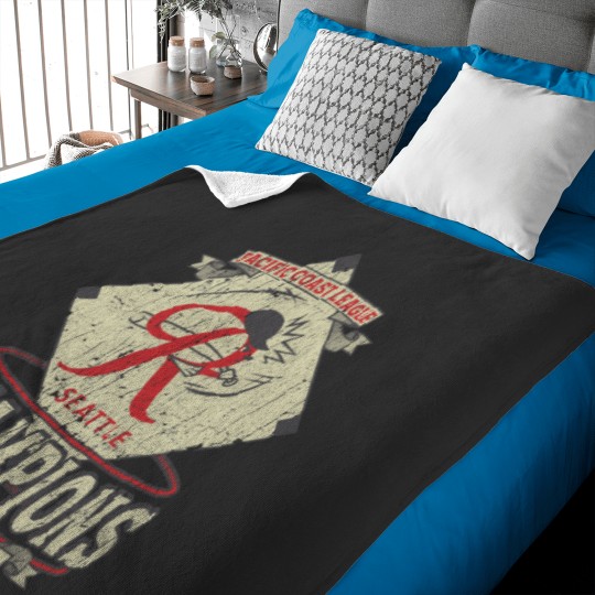 Discover Seattle Rainiers Baby Blankets