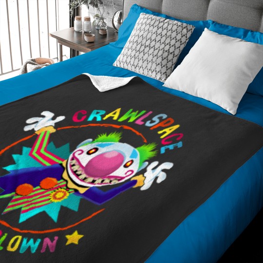 Discover Crawlspace The Clown! Baby Blankets