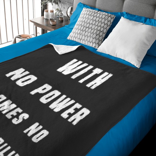 Discover With No Power Comes No Responsibility Baby Blankets