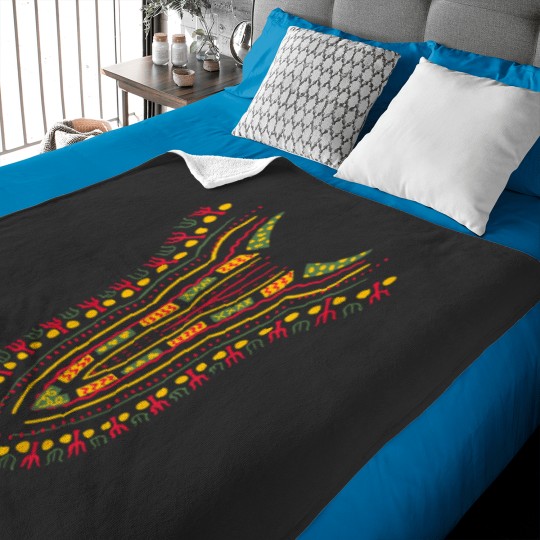 Discover Dashiki Print Kente Ethnic African Pride for Kids Boys Girls Baby Blankets