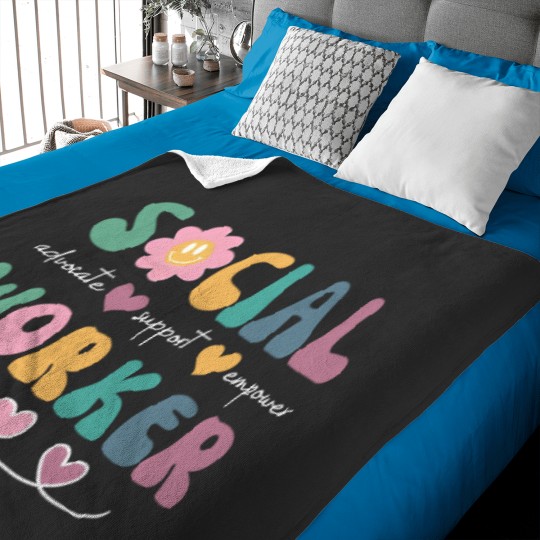 Discover Social Worker Gift Baby Blanket - Graduation and Appreciation
