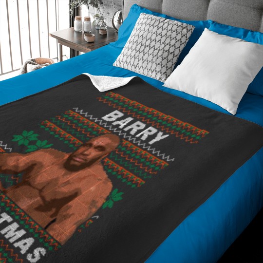 Discover Barry Wood Ugly Christmas Sweater Baby Blankets