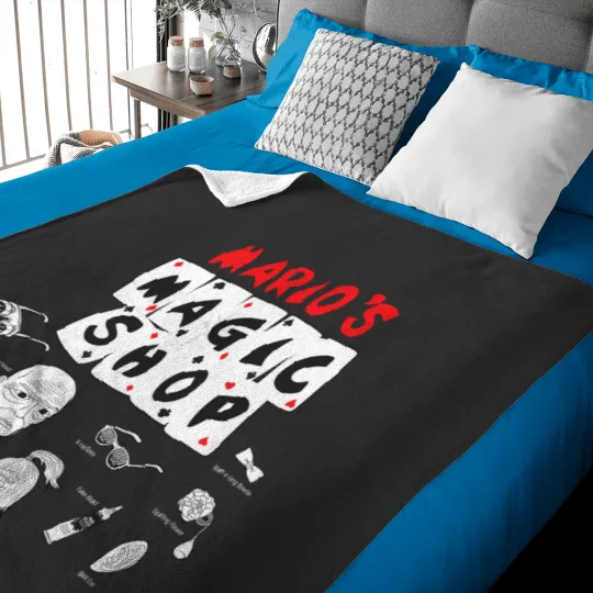 Discover Mario'S Magic Shop - Dark T-Shirt Baby Blankets