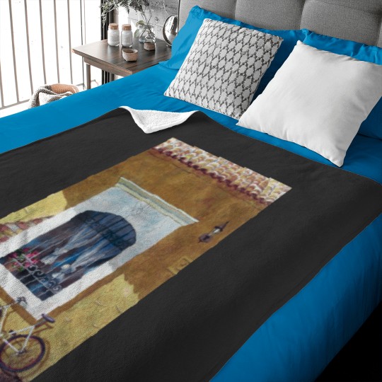 Discover Window and Bicycle Baby Blankets