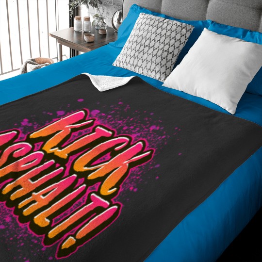 Discover Kick Asphalt! Baby Blankets