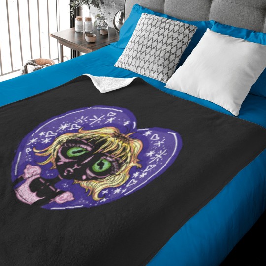 Discover Courtney Love Hole Doll Parts Fanart ! coloured version Baby Blankets