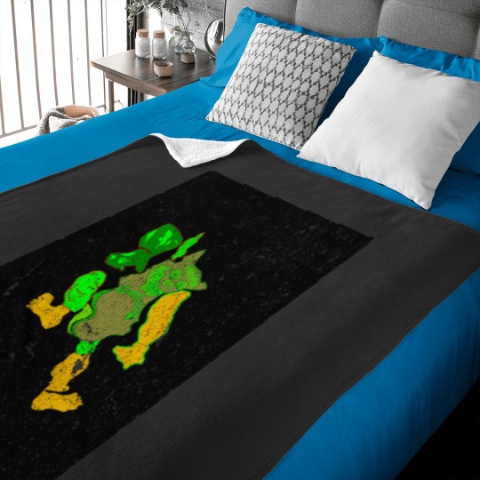 Discover Japanese God of Thunder Graphic Baby Blankets