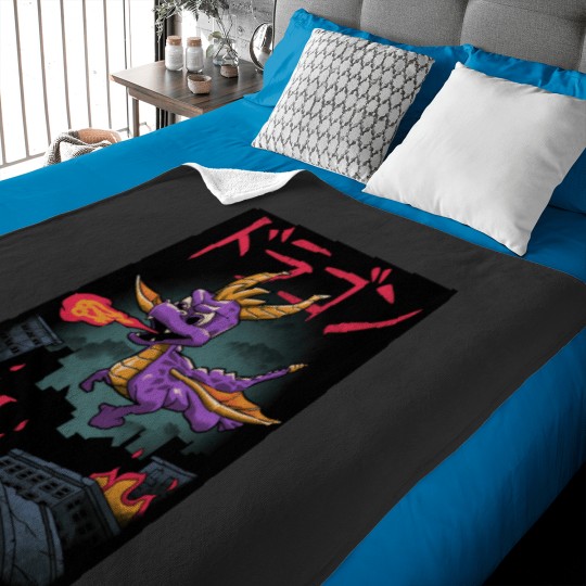 Discover Dragon Kaiju Baby Blanket
