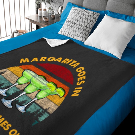 Discover Margarita Goes In Wisdom Comes Out Essential Baby Blankets